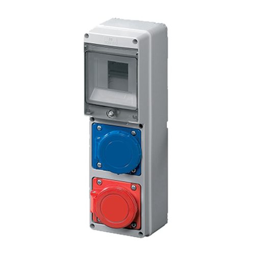 ROZVODNICA ZÁSUVKOVÁ IP44  1P+N+E 16A/3P+E 16A