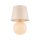 TK LIGHTING TABLE LAMP SANTANA 5591 1XE27 ECRU