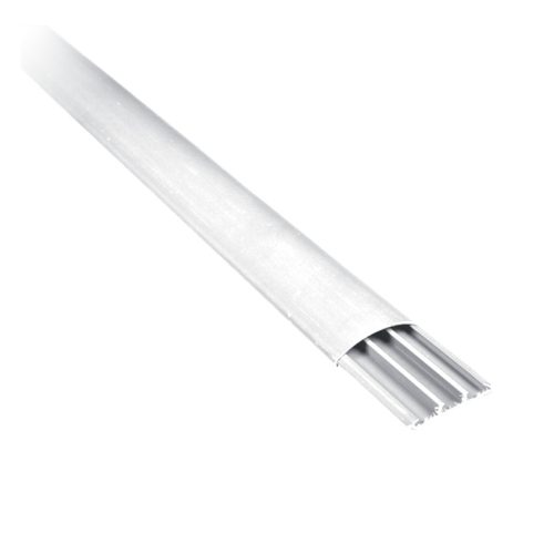 2m 90x20 PODLAHOVÁ LIŠTA VKLAD. PVC BIELA