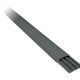 2m. 90x20 PODLAHOVÁ LIŠTA VKLAD. PVC CT22SIVÁ