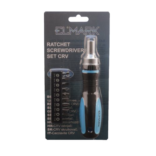 11PCS RATCHET SCREWDRIVER SET, CRV