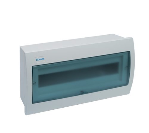 PLASTOVÝ ROZVÁDZAČ ZAPUSTENÝ 12 MODUL-PRIEH. KRYT