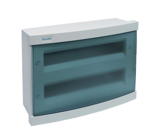 PLASTOVÝ ROZVÁDZAČ -ZAPUSTENÝ 24 MODUL-PRIEH. KRYT