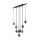 TK LIGHTING CHANDELIER ESTERA 6148 9XG9 BLACK