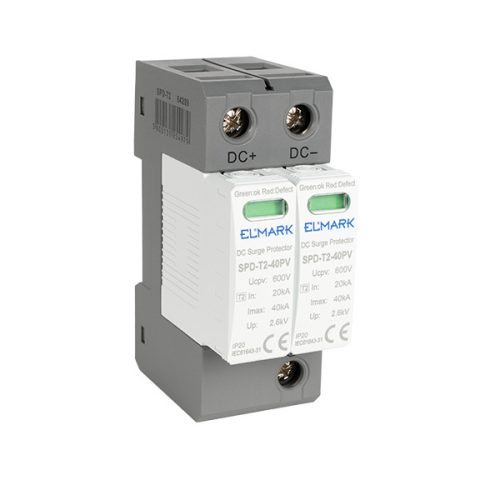 T2 2P SPD DC 600V 40kA