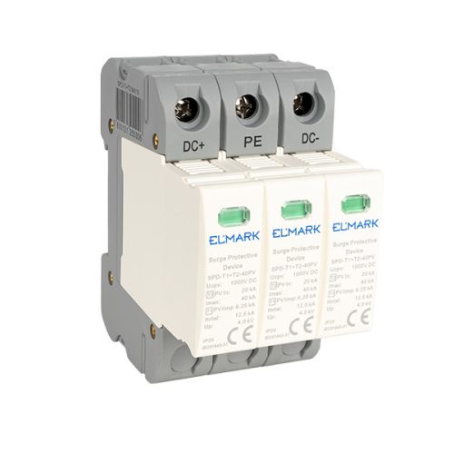 T1+T2 3P SPD DC 1000V 12,5kA