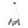TK LIGHTING CHANDELIER ANABELLE 6844 8XG9 BLACK