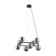TK LIGHTING CHANDELIER ANABELLE 6844 8XG9 BLACK