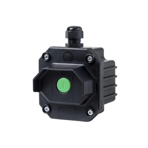 BOX P- 1 TLAČIDLO ŠTART S 2 VSTUPMI, IP65
