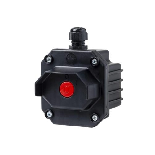 BOX S- 1 TLAČIDLO STOP S 1 TLAČIDLOM 1 VSTUP, IP65