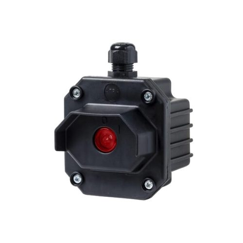 KRABIČKA S 1 ČERVENÝM SVETLOM S 1 VSTUPOM, IP65