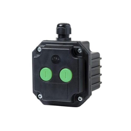 BOX PP- 2 TLAČIDLÁ ŠTART S 2 VSTUPMI, IP65