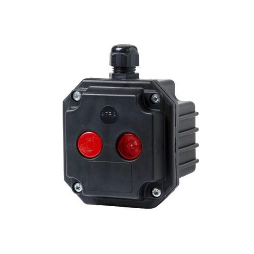 BOX SL- 1 STOP/1 SVETLO INDIK. WHIT 2 VSTUPY, IP65