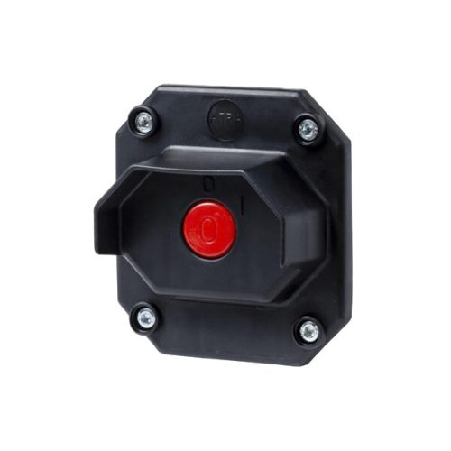 S- 1 TLAČIDLO STOP PRE UPEVNENIE V DISTR. DOSKY, IP65