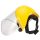 SAFETY FACE SHIELD WITH CLEAR VISOR, ADJUSTABLE