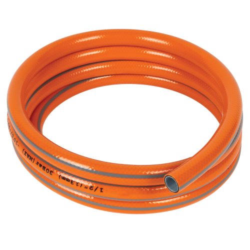 PVC GARDEN HOSE 1/2 20M, THREE LAYERED ORANGE