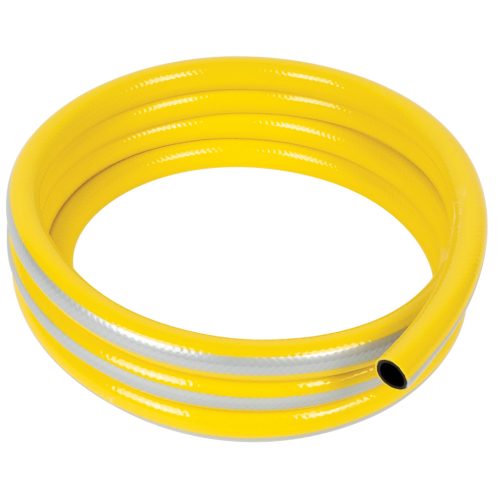 PVC GARDEN HOSE 1/2 30M, THREE LAYERED YELLOW