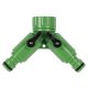 TWO WAY TAP ADAPTOR WITH SWIVEL 3/4