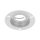 EL-6732 ROUND TRIMLESS DOWNLIGHT GU10 ALUM, WHITE