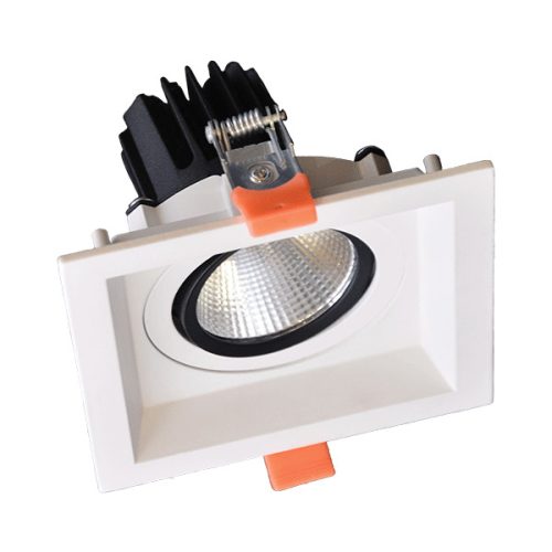 SQUARE LED MOVABLE SPOT LIGHT 15W 230V 4000K WHITE