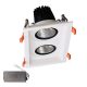 DOUBLE LED SPOT LIGHT 2X15W 230V 4000K WH+EMERGENCY KIT