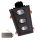 TRIPLE LED SPOT LIGHT 3X15W 230V 3000K BL+EMERGENCY KIT