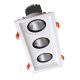 TRIPLE LED MOVABLE SPOT LIGHT 3X15W 230V 4000K WHITE
