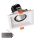SQUARE LED SPOT LIGHT 30W 230V 3000K WH+EMERGENCY KIT