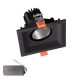SQUARE LED SPOT LIGHT 30W 230V 4000K BL+EMERGENCY KIT