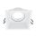 RECESSED SQUARE DOWN LIGHT EL-259SQ GU10 WHITE