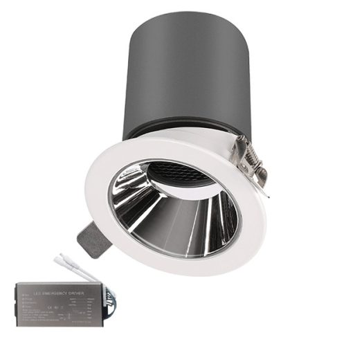 EL-6453 LED DOWNLIGHT ВМ 20W 4000K 38° HONEY+EMERGENCY KIT
