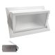 RECESSED DOWN LIGHT EL-6705 40W 3000K, WHITE+EMERGENCY KIT