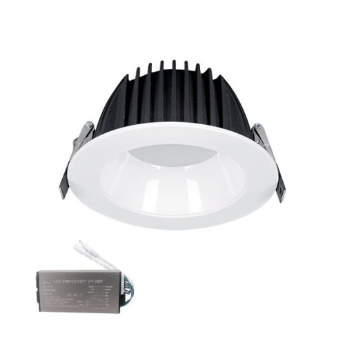 LED BODOVÉ SVIETIDLO SMD 35W 3000K 230V IP44 BIELE S NÚDZOVÝM  ZDROJOM
