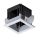 MODENA 1 MODULE RECESSED BOX WITH FRAME WHITE