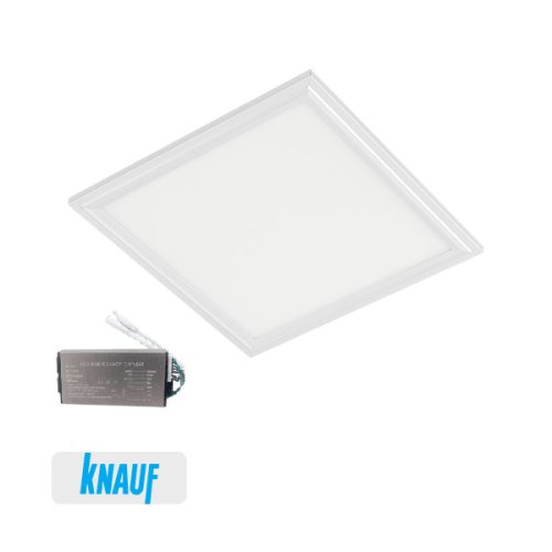 LED PANEL DO SADROKARTÓNU 40W 6400K 595x595mm BIELY RÁM, IP54 +NÚDZOVÝ ZDROJ