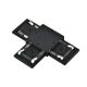EL-TC T-CONNECTOR FOR ULTRA SLIM MAGN. RAIL BLACK