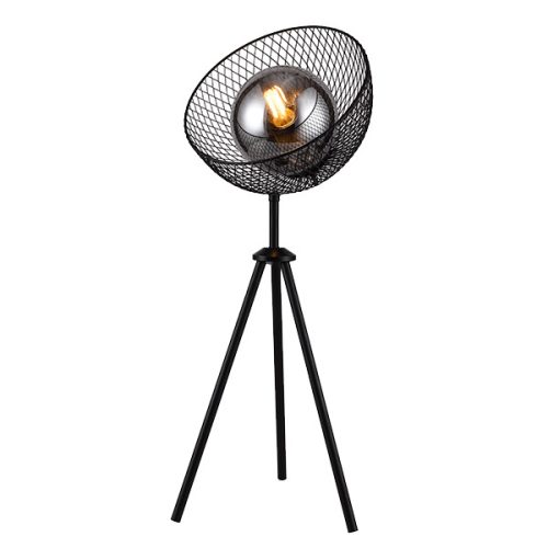 ADONIS STOLNÁ LAMPA 1XE27 ČIERNA
