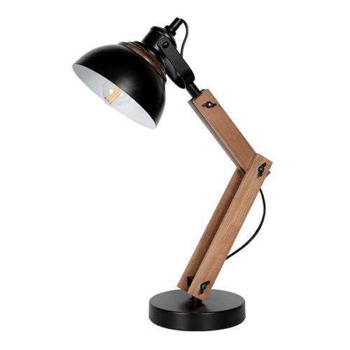 ALEGRA STOLNÁ LAMPA 1XE14 ČIERNY