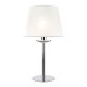 BARBARA STOLNÁ LAMPA 1XE14 BIELA/CHRÓM