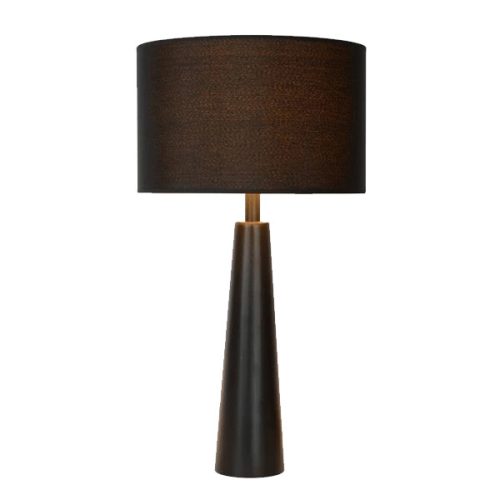 CAREN STOLNÁ LAMPA 1XE27 ČIERNA