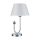 CARMEN STOLNÁ LAMPA 1XE27 BIELA/CHRÓM