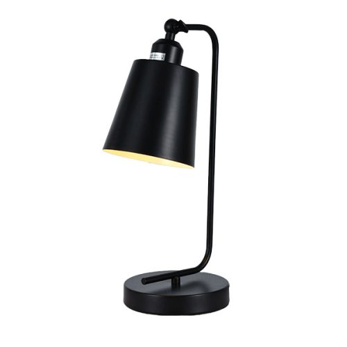 DEREK STOLNÁ LAMPA 1xE27 ČIERNA