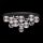 DIAMOND LED CEILING LAMP 32W 3000K, BLACK+CHROME