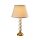 ELBA STOLNÁ LAMPA 1XE27 ZLATA/ĽAN