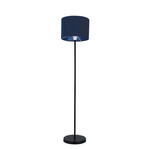 FRANCO STOJANOVÁ LAMPA 1xE27 ČIERNA/MODRÁ