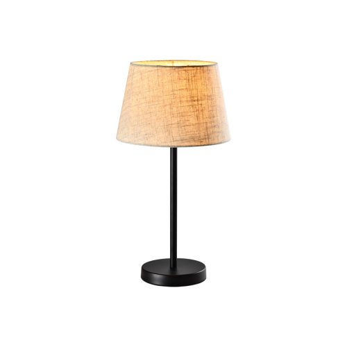 LORETO STOLNÁ LAMPA 1XE27 ČIERNA/ĽAN