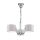 MELODY LUSTER 3XE27 BIELA/CHRÓM