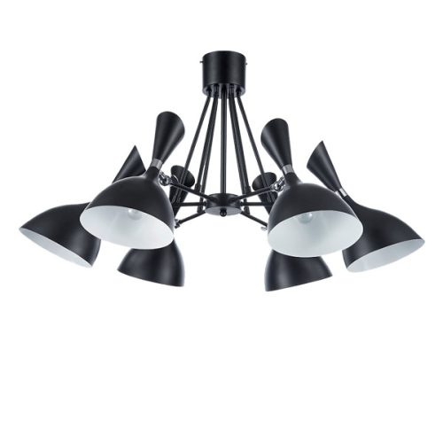 MORGAN LUSTER 6XE14 ČIERNA