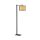 MURANO STOJANOVÁ LAMPA 1XE27 ČIERNA/ĽAN