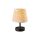 NICOLA STOLNÁ LAMPA 1XE27 ČIERNA/ĽAN
